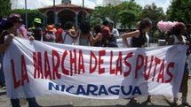 La marcha, en Matagalpa, Nicaragua.