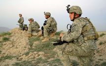 Soldados estadounidenses, en Afganistán.