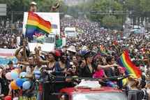 Marcha del orgullo homosexual y lésbico, en México D.F. Marcha del orgullo homosexual y lésbico, en México D.F.