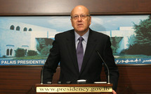 El nuevo presidente del gobierno, Najib Miqati. El nuevo presidente del gobierno, Najib Miqati.