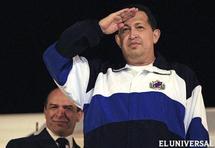 Hugo Chávez, al llegar a Caracas. Hugo Chávez, al llegar a Caracas.