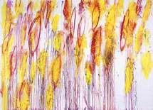 Un cuadro de Cy Twombly