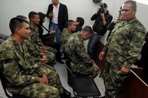 Los militares sentenciados por las ejecuciones. Los militares sentenciados por las ejecuciones.