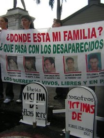 Marcha por los desaparecidos.