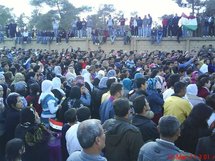 Manifestantes en Siria.