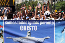 Manifestantes en Rio de Janeiro, Brasil. Manifestantes en Rio de Janeiro, Brasil.