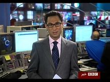 La BBC, emitiendo en lengua persa.