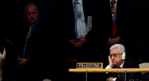 Mahmud Abbas, en la sede de la ONU, en Nueva York, Estados Unidos.