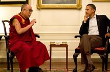 El Dalai Lama-a la izquierda-, y Barak Obama. El Dalai Lama-a la izquierda-, y Barak Obama.