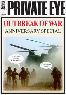 Una portada de Private Eye. Una portada de Private Eye.