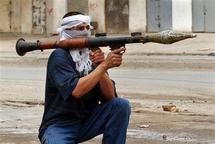 Un hombre armado en Siria. Un hombre armado en Siria.
