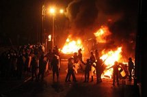Policías egipcios, en El Cairo.