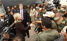 Hillary Rodham Clinton, en Trípoli, Libia. Hillary Rodham Clinton, en Trípoli, Libia.