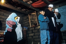 Tzotziles musulmanes mexicanos, rezando. Tzotziles musulmanes mexicanos, rezando.