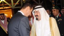 El presidente sirio-izquierda-, con el rey saudí, en una imagen de archivo. El presidente sirio-izquierda-, con el rey saudí, en una imagen de archivo.