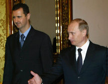 Bashar al Asad, a la izquierda, y Vladimir Putin. Bashar al Asad, a la izquierda, y Vladimir Putin.