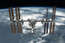 La nave rusa Soyuz, acoplada a la Estación Espacial Internacional, en una imagen de archivo. La nave rusa Soyuz, acoplada a la Estación Espacial Internacional, en una imagen de archivo.