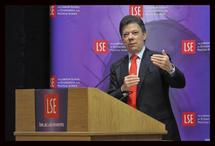 Juan Manuel Santos, en la London School of Economics.