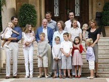 La familia real española.