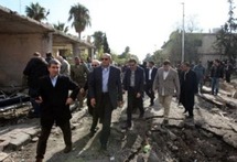 Los observadores, en Homs, Siria.