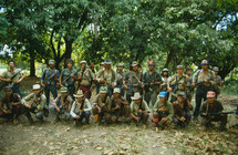 Una unidad de la guerrilla guatemalteca, en 1982.