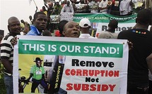 Huelga general y manifestaciones en Nigeria contra alza del combustible