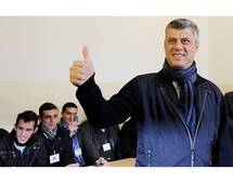 Hashim Thaci, primer ministro de Kosovo, acusado por algunos de vender órganos humanos.