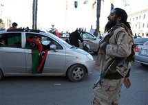 Un miliciano, en Libia. Un miliciano, en Libia.