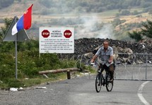 Frontera entre Serbia y Kosovo