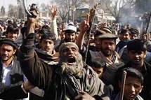 Manifestantes en Kunduz, Afganistán Manifestantes en Kunduz, Afganistán