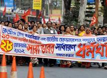 Huelga general en India desafía al gobierno de centro-izquierda Huelga general en India desafía al gobierno de centro-izquierda