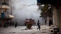 Enfrentamientos en Idlib, Siria.