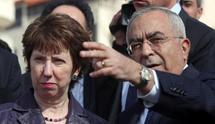 Catherine Ashton-izquierda-y Salam Fayyad. Catherine Ashton-izquierda-y Salam Fayyad.