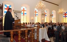 Celebración de la pascua cristiana en Siria.