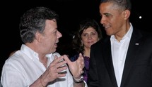 Juan Manuel Santos-izquierda-y Barack Obama