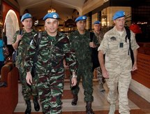 Observadores de la ONU en Siria.