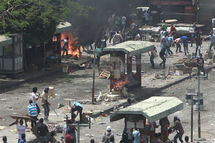 Veinte muertos en enfrentamientos en El Cairo en vísperas de elecciones Veinte muertos en enfrentamientos en El Cairo en vísperas de elecciones