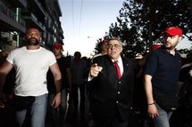 El líder del partido de extrema derecha Amanecer Dorado, Nicolaos Michaloliakosdorado,