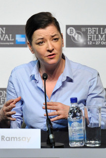 La directora Lynne Ramsay, cuya película compitió el año pasado.