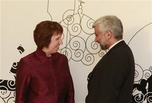 Catherine Ashton-izquierda-y Said Jalili.