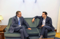 Antonis Samaras y Alexis Tsipras