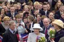 La reina Isabel II, en Belfast.