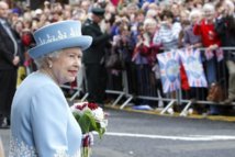 La reina Isabel II, en Belfast.