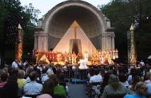 La ópera al aire libre de Nueva York.