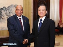 Jacob Zuma-izquierda-y Wen Jiabao