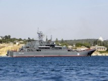 Un barco ruso en Siria