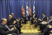 Obama, con Shimon Peres y dirigentes judíos y de AIPAC