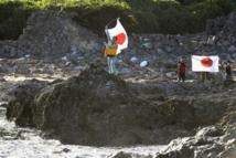 Los nacionalistas japoneses, en las islas disputadas.