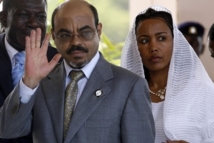 Meles Zenawi, a la izquierda.