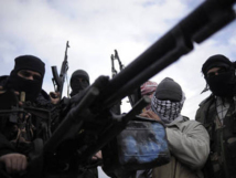 Hombres armados en Siria.